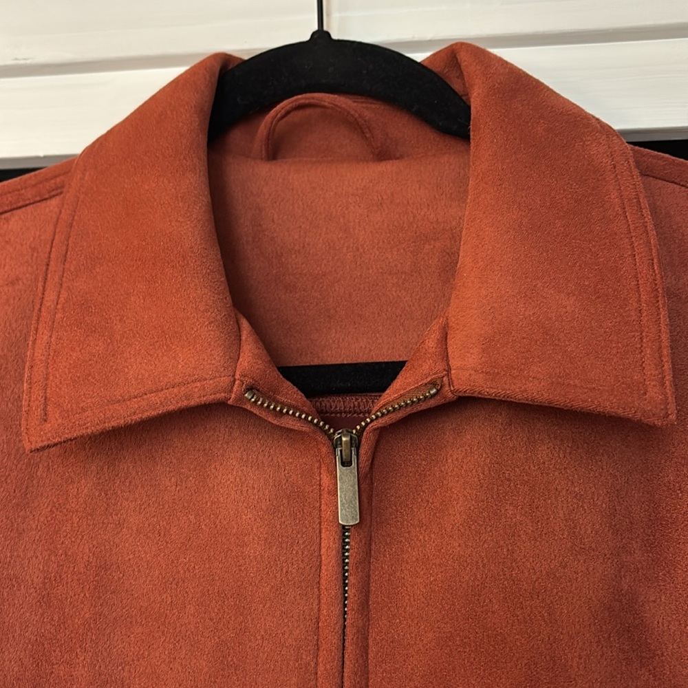 Johnny Appleseed Microsuede Rust Jacket!! - image 7